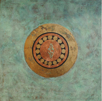 Patinaeffekte Amulett